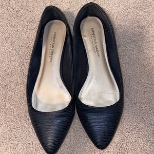 Christian Siriano black flats